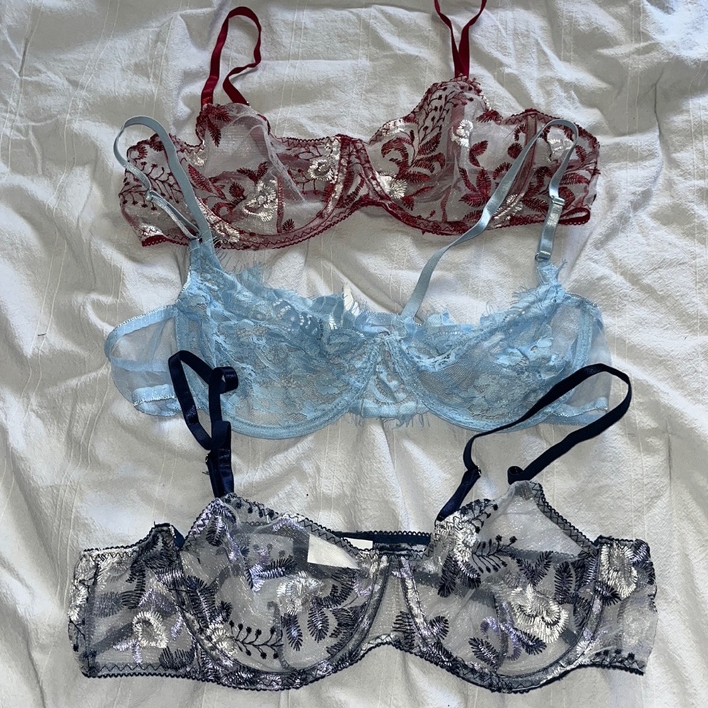 3 Sexy Lace Bras